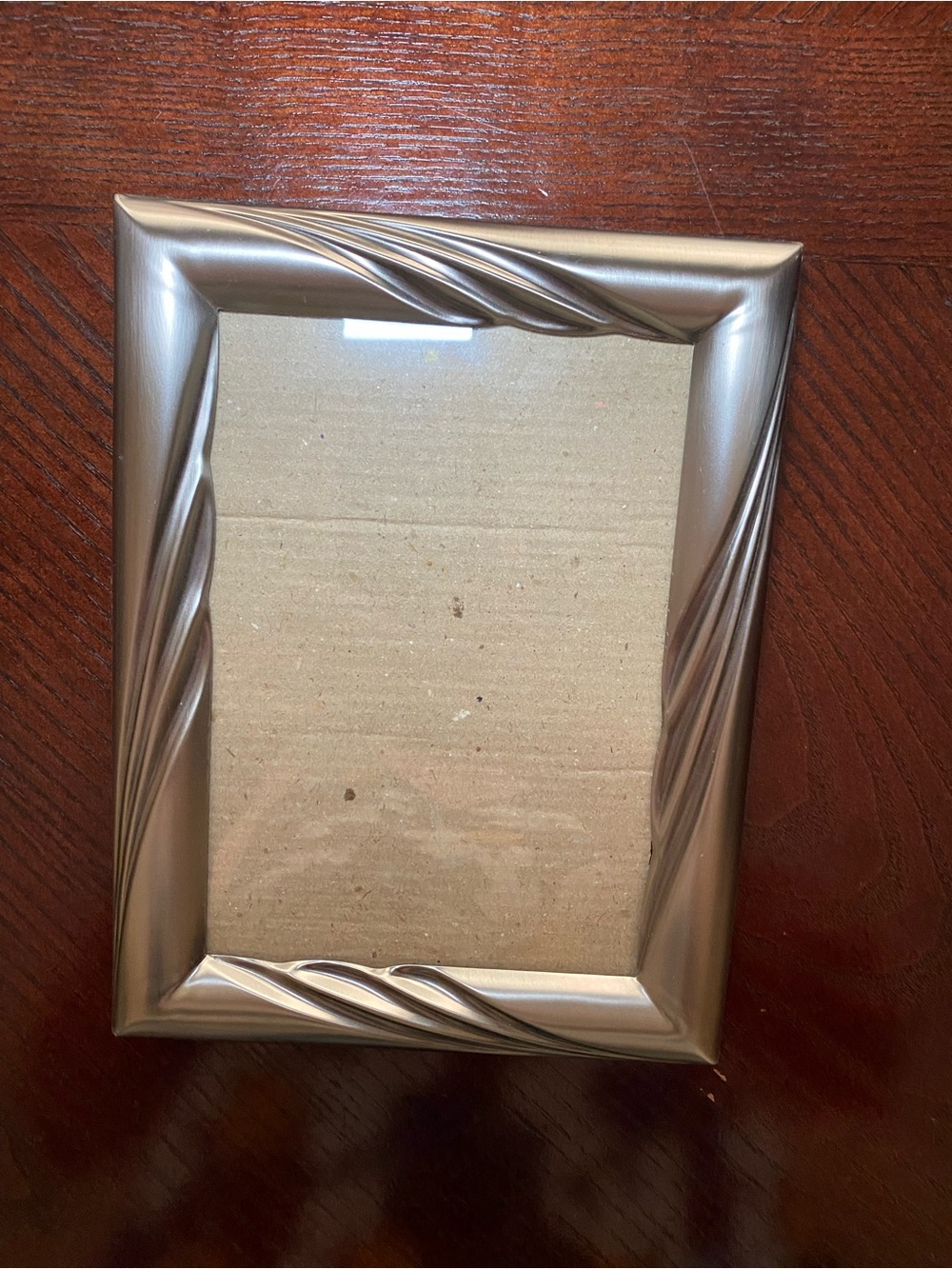 Metallic Silver Decorative Photo Frame - Classic Home Accent 5z7